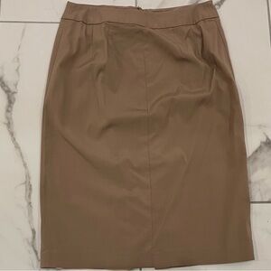LOFT Tan Pencil Skirt